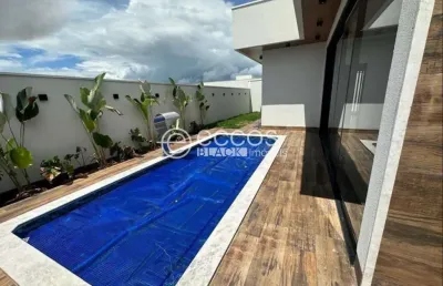 Casa em condomínio à venda, 4 quartos, 4 suítes, 6 vagas, granja marileusa - uberlândia/mg