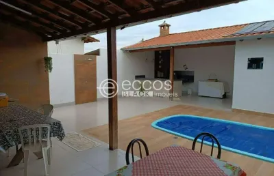 Casa à venda, 2 quartos, 1 suíte, 3 vagas, cidade jardim - uberlândia/mg