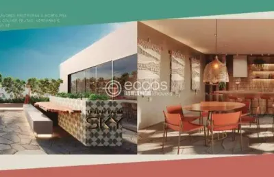 Apartamento à venda, 2 quartos, 1 suíte, 2 vagas, centro - uberlândia/mg