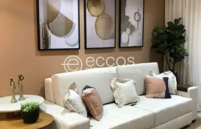 Apartamento à venda, 2 quartos, 1 suíte, 2 vagas, santa mônica - uberlândia/mg