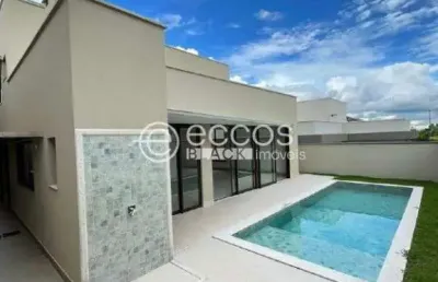 Casa em condomínio à venda, 4 quartos, 4 suítes, 3 vagas, nova uberlândia - uberlândia/mg