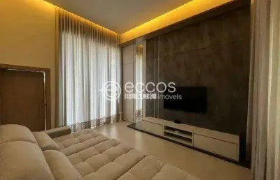 Casa em condomínio à venda, 3 quartos, 3 suítes, 4 vagas, laranjeiras - uberlândia/mg