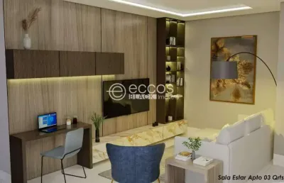 Apartamento à venda, 2 quartos, 1 suíte, 2 vagas, laranjeiras - uberlândia/mg