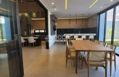 Casa em condomínio à venda, 3 quartos, 3 suítes, 4 vagas, jardim sul - uberlândia/mg
