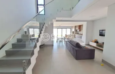 Casa em condomínio à venda, 4 quartos, 4 suítes, 2 vagas, alto umuarama - uberlândia/mg