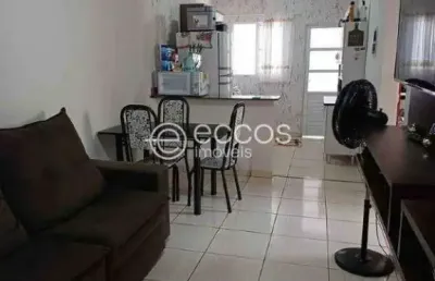 Casa em condomínio à venda, 2 quartos, 2 vagas, loteamento residencial pequis - uberlândia/mg
