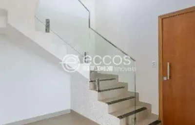Apartamento duplex à venda, 3 quartos, 1 suíte, 2 vagas, novo mundo - uberlândia/mg