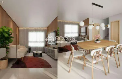 Casa em condomínio à venda, 3 quartos, 3 suítes, 2 vagas, granja marileusa - uberlândia/mg