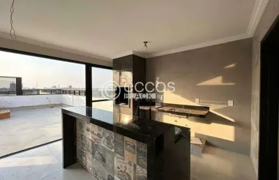 Cobertura à venda, 3 quartos, 1 suíte, 2 vagas, novo mundo - uberlândia/mg