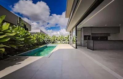 Casa em condomínio à venda, 5 quartos, 3 suítes, 4 vagas, jardim sul - uberlândia/mg