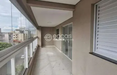 Apartamento para aluguel, 3 quartos, 1 suíte, 2 vagas, santa mônica - uberlândia/mg