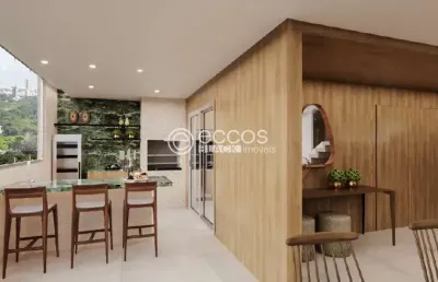 Cobertura à venda, 4 quartos, 4 suítes, 7 vagas, cidade jardim - uberlândia/mg