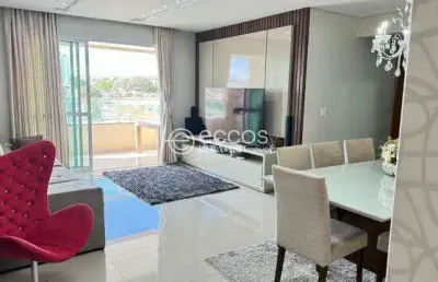 Apartamento à venda, 3 quartos, 1 suíte, 2 vagas, tibery - uberlândia/mg