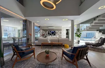 Casa em condomínio à venda, 3 quartos, 3 suítes, 6 vagas, aclimação - uberlândia/mg