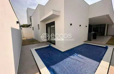 Casa em condomínio para aluguel, 3 quartos, 3 suítes, 2 vagas, nova uberlândia - uberlândia/mg