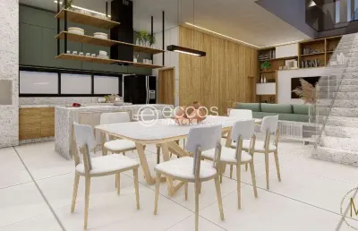 Casa em condomínio à venda, 3 quartos, 3 suítes, 2 vagas, granja marileusa - uberlândia/mg
