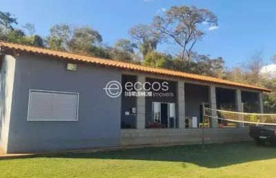 Chácara à venda, 3 quartos, 2 suítes, área rural de uberlândia - uberlândia/mg