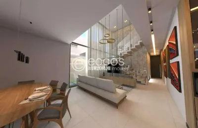 Casa em condomínio à venda, 3 quartos, 3 suítes, 2 vagas, gávea - uberlândia/mg