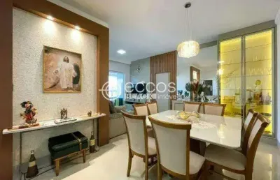 Apartamento à venda, 3 quartos, 1 suíte, 2 vagas, jardim finotti - uberlândia/mg