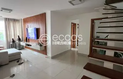 Cobertura à venda, 3 quartos, 2 suítes, 3 vagas, copacabana - uberlândia/mg