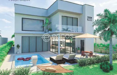 Casa em condomínio à venda, 4 quartos, 4 suítes, granja marileusa - uberlândia/mg
