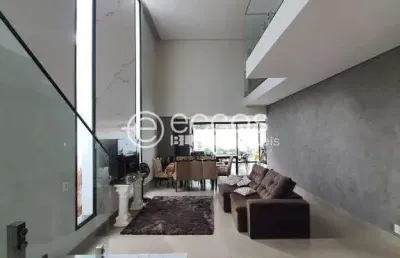 Casa em condomínio à venda, 4 quartos, 4 suítes, 2 vagas, novo mundo - uberlândia/mg