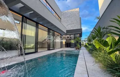 Casa em condomínio à venda, 3 quartos, 3 suítes, 4 vagas, gávea - uberlândia/mg