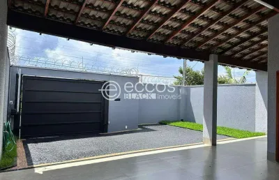 Casa à venda, 3 quartos, 1 suíte, 2 vagas, cidade jardim - uberlândia/mg