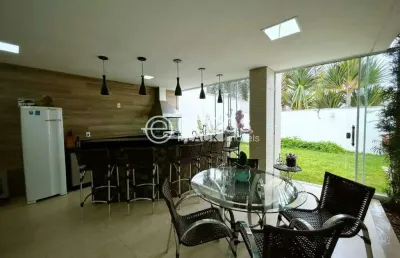 Casa em condomínio à venda, 4 quartos, 4 suítes, 4 vagas, aclimação - uberlândia/mg