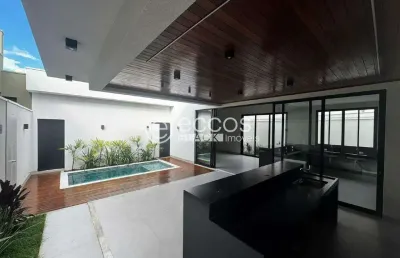 Casa em condomínio à venda, 3 quartos, 3 suítes, 2 vagas, laranjeiras - uberlândia/mg