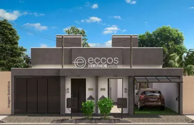 Casa à venda, 2 quartos, 1 suíte, 1 vaga, novo mundo - uberlândia/mg