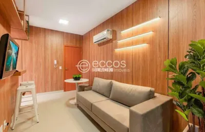 Apartamento à venda, 2 quartos, 1 suíte, 2 vagas, santa mônica - uberlândia/mg