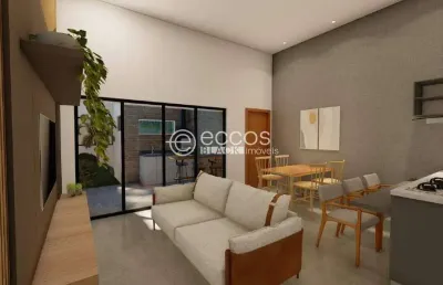 Casa à venda, 2 quartos, 1 suíte, 2 vagas, shopping park - uberlândia/mg