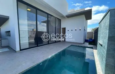 Casa em condomínio à venda, 3 quartos, 3 suítes, 3 vagas, jardim inconfidência - uberlândia/mg