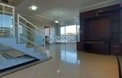 Cobertura à venda, 3 quartos, 3 suítes, 2 vagas, santa mônica - uberlândia/mg