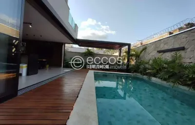 Casa em condomínio para aluguel, 4 quartos, 2 suítes, 4 vagas, aclimação - uberlândia/mg