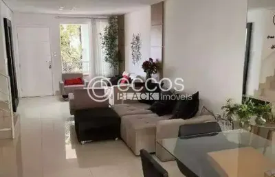 Casa em condomínio à venda, 3 quartos, 1 suíte, 3 vagas, jardim karaíba - uberlândia/mg