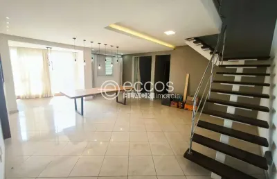 Cobertura para aluguel, 4 quartos, 4 suítes, 4 vagas, centro - uberlândia/mg