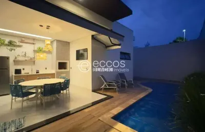 Casa em condomínio à venda, 4 quartos, 4 suítes, 1 vaga, nova uberlândia - uberlândia/mg