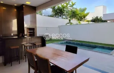 Casa em condomínio à venda, 4 quartos, 4 suítes, 2 vagas, nova uberlândia - uberlândia/mg
