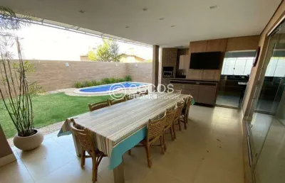Casa em condomínio para aluguel, 3 quartos, 3 suítes, 1 vaga, nova uberlândia - uberlândia/mg
