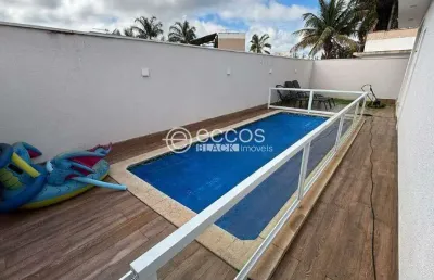 Casa em condomínio para aluguel, 3 quartos, 3 suítes, 4 vagas, nova uberlândia - uberlândia/mg