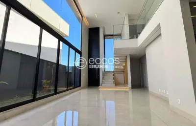 Casa em condomínio para aluguel, 4 quartos, 4 suítes, 4 vagas, jardim sul - uberlândia/mg
