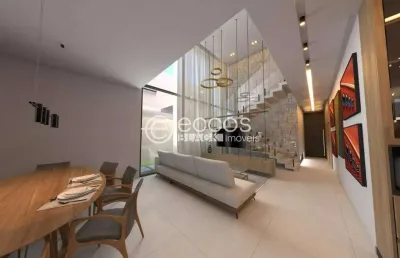 Casa em condomínio para aluguel, 4 quartos, 4 suítes, 2 vagas, gávea - uberlândia/mg