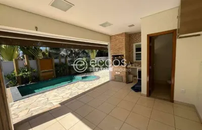 Casa em condomínio para aluguel, 3 quartos, 3 suítes, 2 vagas, nova uberlândia - uberlândia/mg