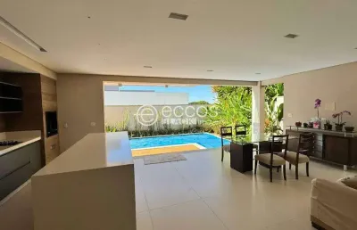 Casa em condomínio para aluguel, 3 quartos, 3 suítes, 1 vaga, nova uberlândia - uberlândia/mg