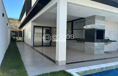 Casa em condomínio à venda, 3 quartos, 3 suítes, 2 vagas, granja marileusa - uberlândia/mg