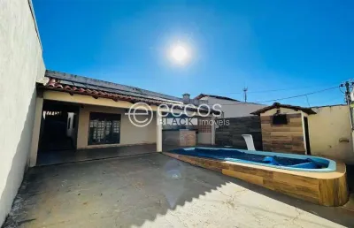 Casa para aluguel, 3 quartos, 1 suíte, 1 vaga, nova uberlândia - uberlândia/mg