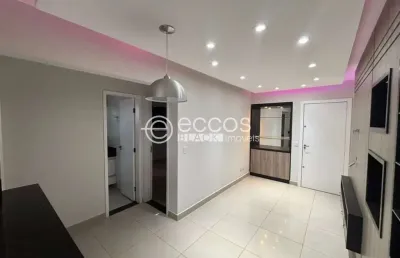 Apartamento para aluguel, 2 quartos, 1 suíte, 1 vaga, santa mônica - uberlândia/mg