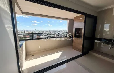 Apartamento à venda, 2 quartos, 1 suíte, 2 vagas, santa mônica - uberlândia/mg